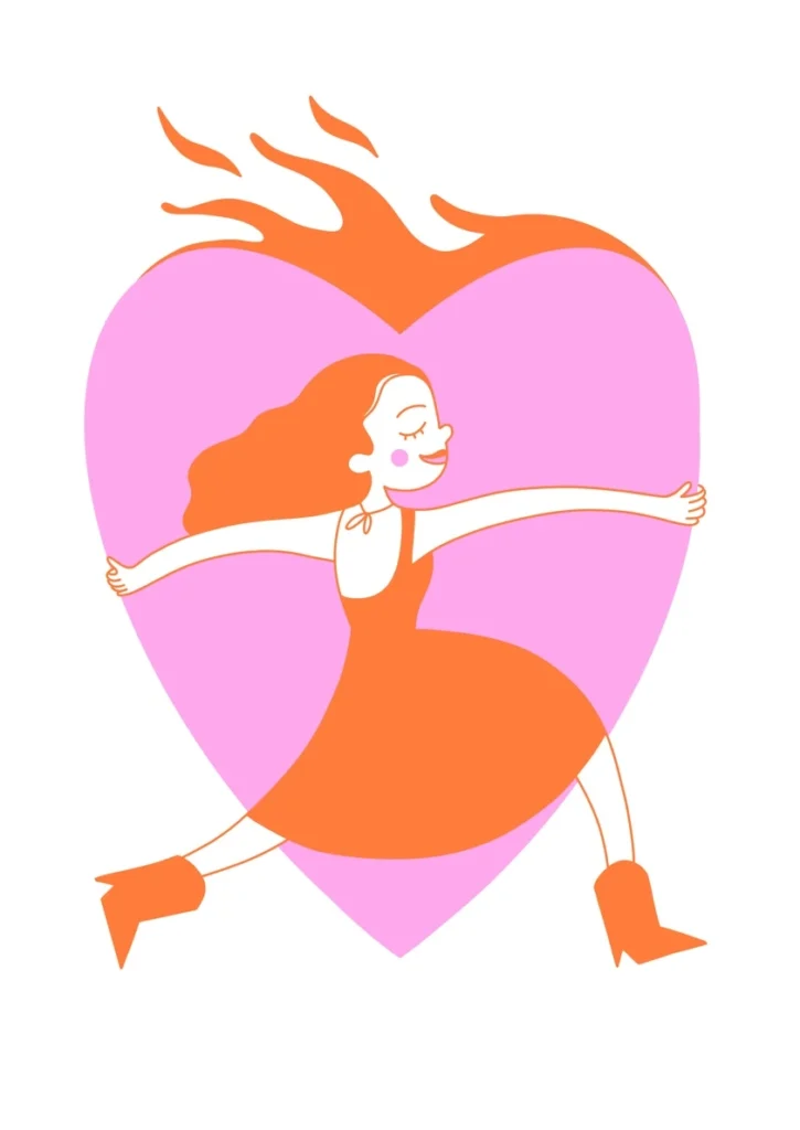 Plakat kobiecy – Serce